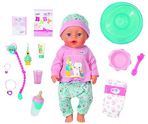 BABY Born Zapf 827086 Soft Touch Badepuppe 43 cm mit Zubehör