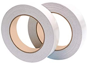 GTSE Clear Double Sided Tape, 25mm (1”) x 33m, Strong Thin Double Sided Sticky Tape for Craft, Scrapbooking and Mounting Photos, 2 Rolls