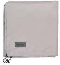 blomus Schutzhülle -Stay- Bett | Abdeckung für Bett mit Metallbügel 190L x 120B x 35H cm | Farbe Light Gray | Atmungsaktiv Wasserabweisend