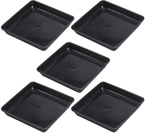 BESTonZON Lot de 5 soucoupes pour Pot de Fleurs soucoupes