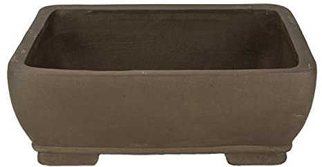 Vaso per bonsai rettangolare in gres 26x18x8 cm - 2926b