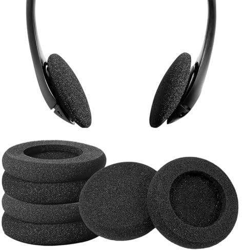 3 Pairs Headphone Covers Ear Cushions Foam Earpad Cushion Headset Ear Pads Replacement, Foam Earpads Designed for Most Standard Size Office Telephone Headsets(2 Inch)