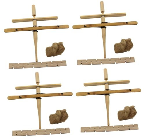 BESPORTBLE 4sets Portable Camping Fire Starter Drill Wood Fire Lighter Essential Outdoor Survival Tool