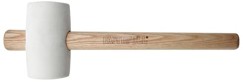 Faithfull FAIRMWF24FSC Rubber Mallet - White 24oz FSC