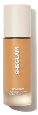 SHEGLAM Skinfinite feuchtigkeitsspendende Foundation, makellose dewy Deckkraft unsichtbare Poren leicht natürlich nicht fettig weiche flüssige Foundation-Golden