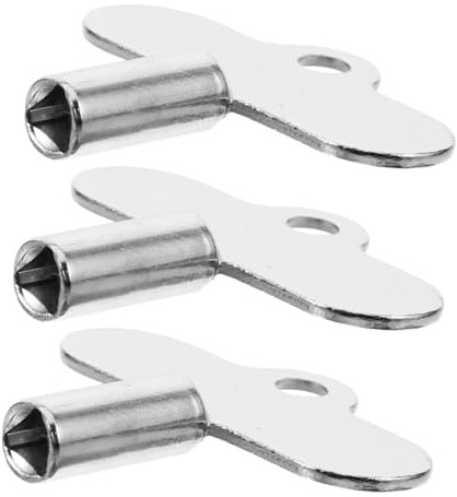 SHINEOFI 3pcs Radiator Key Utility Key Water Tap Bleed Air Vent for Plumbers Tool