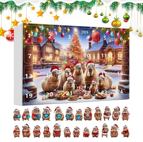 Jul adventskalender - 24 dagars 3D-akrylprydnad