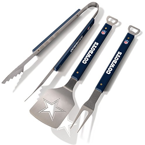 YouTheFan Piece BBQ Set NFL Cleveland Browns Spirit Series 3-teiliges Grillset