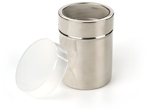RSVP International Endurance Kitchen Shaker Collection Dishwasher Safe, Fine Mesh, Stainless Steel