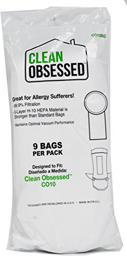 Obsessed 10qt Backback Hepa bags
