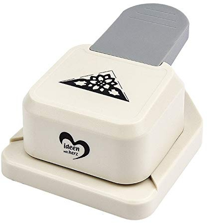 Ideen mit Herz Jumbo Eck-Stanzer, Weihnachtsstern, 4,3 cm x 4,3 cm