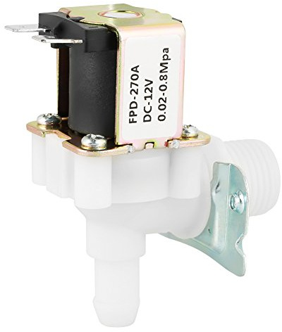 Práctica válvula de entrada de agua N/C, válvula solenoide duradera DC 12V N/C, para equipos eléctricos
