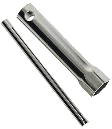 Zündkerzenschlüssel Steckschlüssel 16mm Länge 100mm Bordwerkzeug für Motorrad Moped Roller