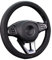 Gvolatee Funda Volante Coche Universal Negro Poli Piel | 37-39 cm Diámetro Exterior | Accesorios Coches Interior Decoracion