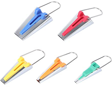 Lurrose 5st Quilling-werkzeug Schrägband-hersteller-kit Hersteller Von Schrägbändern Hersteller Von Bindebändern Nähen Single Fold Bias Tape Maker Bindewerkzeuge Nähmaschine Bindemaschine