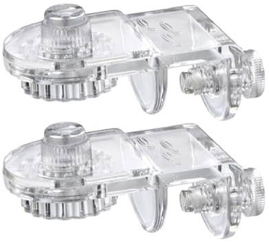 shjxi Aquarium-Deckel-Clips, randloser Glas-Baldachin-Halter – Abdeckung für Deckel und Haube, randloses Aquarium-Zubehör