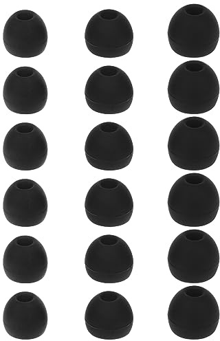 FUXIU, 18 almohadillas de silicona de repuesto para auriculares de boquilla de 3,8 mm a 4,2 mm, pequeños, medianos y grandes, S/M/L, tapones para los oídos