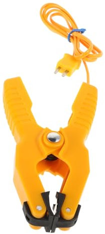 iplusmile K-type Thermocouple Temperature Clamp 40℃ to 400℃ Hvac Pipe Temperature Clamp Jaw Clip for Plumbing and Industrial Use