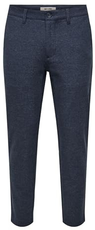 Only & Sons herr Onsmark Slim borstad piké 0353 byxor Onsmark Slim Brushed Pique 0353 Pants