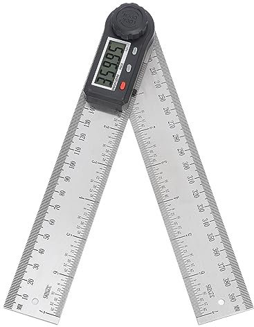 Digitaler Winkelmesser, Digitaler Winkelmesser aus Edelstahl, Korrosionsbeständig, Hohe Präzision, 360 Grad 200