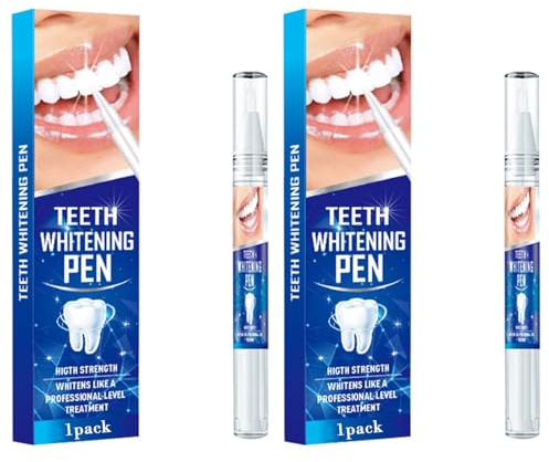Zähne Aufhellen, Bleaching Zähne, Zahnaufhellung Stift, Teeth Whitening Pen, Zahnbleaching Gel, Zahnaufhellung Bleaching, Zahn Weissmacher, Zahn Bleaching Aufhellung, Zahnweiss Stift, 3ml (2Pc)