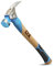 OX Pro 20oz/560g Smooth Face Framing Hammer with Magnetic Nail Starter – Forged One Piece Steel Head, Straight Claw End, Curved American Hickory Handle with TPR Grip, OX-P088920