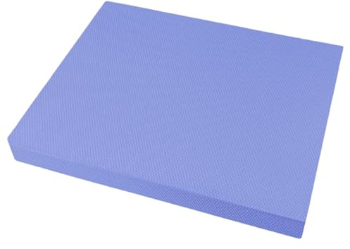 Pad di equilibrio per esercizi, tappetino non slip in schiuma morbida per allenamento per stabilità di fitness di yoga Pilates/17x13 pollici (viola)