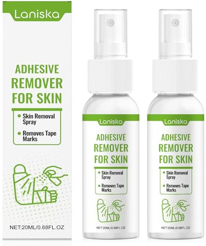 2 Piezas Disolvente Adhesivo para Piel, Pflasterentferner Spray