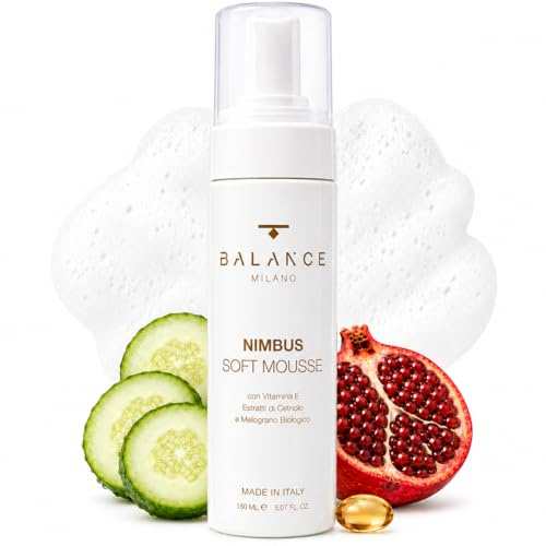 Mousse Detergente Vitamina E, Cetriolo, Melograno - Made in Italy - 150ml