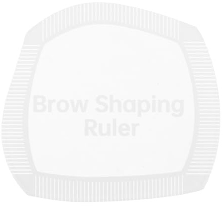 TOPBATHY Regla Guía para Cejas Reutilizable de Plástico, Plantilla Rápida para Dibujar Cejas Medición Precisa, Herramienta Portátil para Maquillaje y Diseño Facial