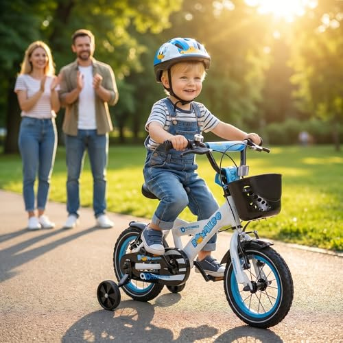 Actionbikes Kinderfahrrad | 12 16 20 Zoll | 2-9 Jahre | V-Brake Bremsen | Schutzblech v. und h. | Kinder Fahrrad für Mädchen & Jungen | Fahrräder | Kinderrad | Jugendrad | Bike