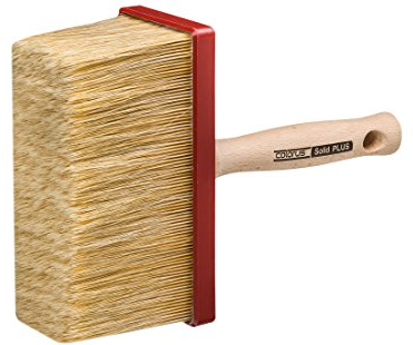 Colorus High Premium Deckenbürste 180 x 80 mm | Lack-Malerbürste Solid für lösemittelhaltige Lacke und Farben, Wandfarben | Flächenstreicher-Pinsel für großflächige Beschichtungen | Lack-Bürste