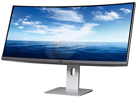 Monitor Dell UltraSharp U3415W de 34 pulgadas con luz LED curvada (reacondicionado certificado)