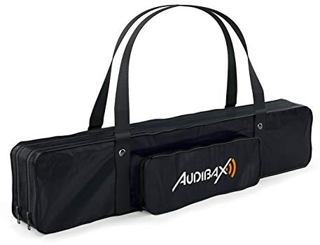 Audibax MS Bag - Custodia per Supporti per Microfono - Borsa con due Manici Robusti e Confortevoli - Custodia con Protezione contro Sporco, Umidità e Polvere - Include Tasca Interna Portaoggetti