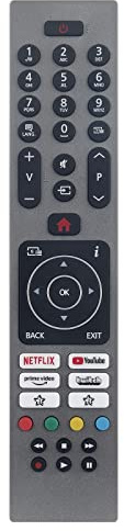 VINABTY Neu 45136TR Ersatz Fernbedienung RC45136TR Fernbedienung Ersatz passt für JVC für Toshiba für VESTEL RC45136TR 45136TR Remote Controller