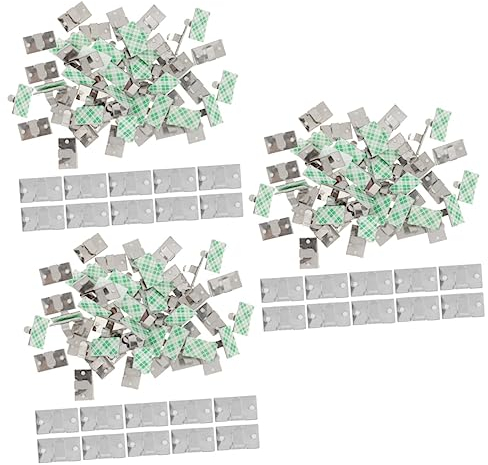 DOITOOL 150pcs Appliance Cord Organizers Self Adhesive Cable Clips Line Fixing Buckle for Desktop Wire Organizer Stick Wire Clips for Desk Cord Winder