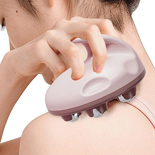Appareil de massage manuel | Rouleau de massage pour tout le corps avec perles magnétiques – Appareil de massage relaxant à 360 degrés pour le ventre, le dos, les cuisses, le cou, la taille, les