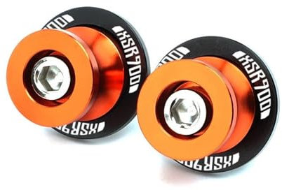 Schwingenschutz Montageständer Für YA&MA&HA XSR900 ABS 2013-2020 Schwinge Spulen Sliders Stand Schrauben CNC Motorrad Zubehör M6 Schrauben(Orange)