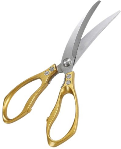 LABRIMP Küchenschere Zum Schneiden Von Grillgut Und Hühnerknochen Langlebiges Edelstahlmaterial Ergonomischer Griff Haushalt