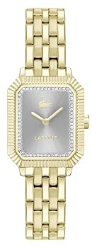 Lacoste Montre À Mouvement Quartz Deux Aiguilles pour Femme Collection Parisienne avec Bracelet en Acier Inoxydable de Couleur Dorée - 2001441
