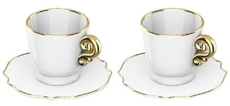 Bialetti Linea Pure Gold (Set 2 Tazze Cappuccio)