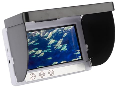 VBESTLIFE Unterwasserfischereikamera 1080p HD, 4,3 Zoll 2000 Nits Helligkeitsbildschirm mit 98,4 -Fuß -Kabel, 195 ° Weitwinkel für Eisfischen und Bootsfischen