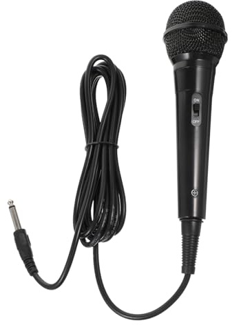 IMIKEYA 6,5 mm Nieren Kondensatormikrofon Kabelgebunden mit Windgeräuschfilter Fürpc Aufnahmen Streaming und Studio