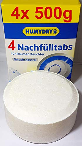 4 HUMYDRY Nachfüll-Tabs 500g geruchsneutral