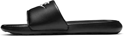 NIKE Men's Victori One Slipper, Black White Black, 14 UK