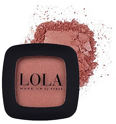 Lola Make Up by Perse Mono Eyeshadow with Natural Ingredients Vegan and Cruelty-Free Eye Makeup Palette High Coverage Satin Eye Shadow for Women, Tea Rose (042)
