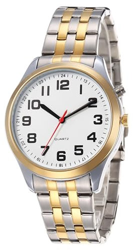 ViLoSa Montre Parlante Français - Annonce l'Heure, la Date et l'Alarme - Pour Personnes d'Âge Moyen, Âgées et Malvoyantes