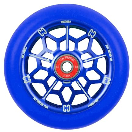 CORE Hex Stunt-Scooter-Rad, 110 mm, ABEC 9 Kugellager (Ersatz-Pro-Scooter-Räder), Marineblau