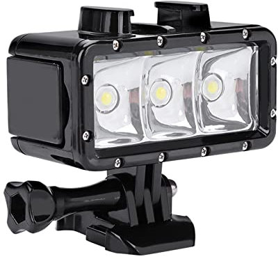 Tauch-Fülllicht, 3 Lichtmodi, Leistungsstarkes Unterwasser-Fülllicht, 40 M/130 Fuß, Wasserdicht, Hohe Helligkeit für Vlog