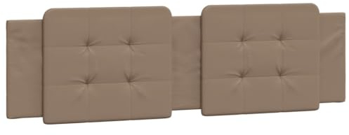 vidaXL Kopfteil-Kissen Zadar Cappuccino-Braun 180 cm Kunstleder